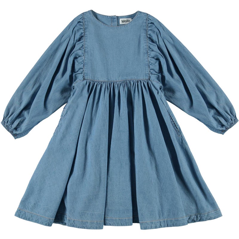 Molo Kids  Caly - Dress  Washed Blue