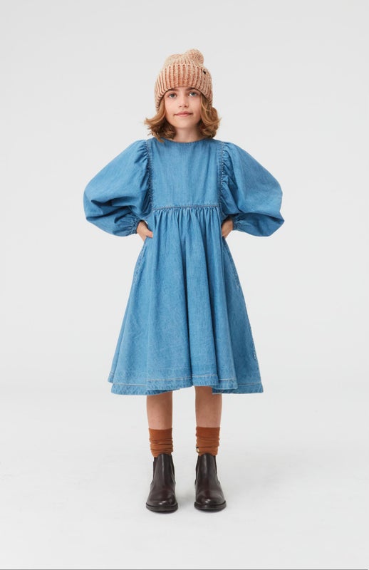 Molo Kids  Caly - Dress  Washed Blue