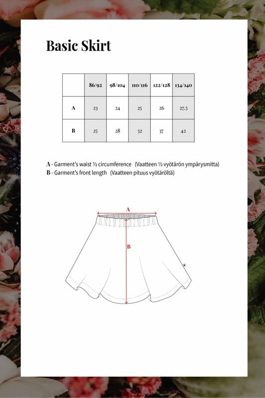 Kaiko  Basic Skirt, Copper Bambi