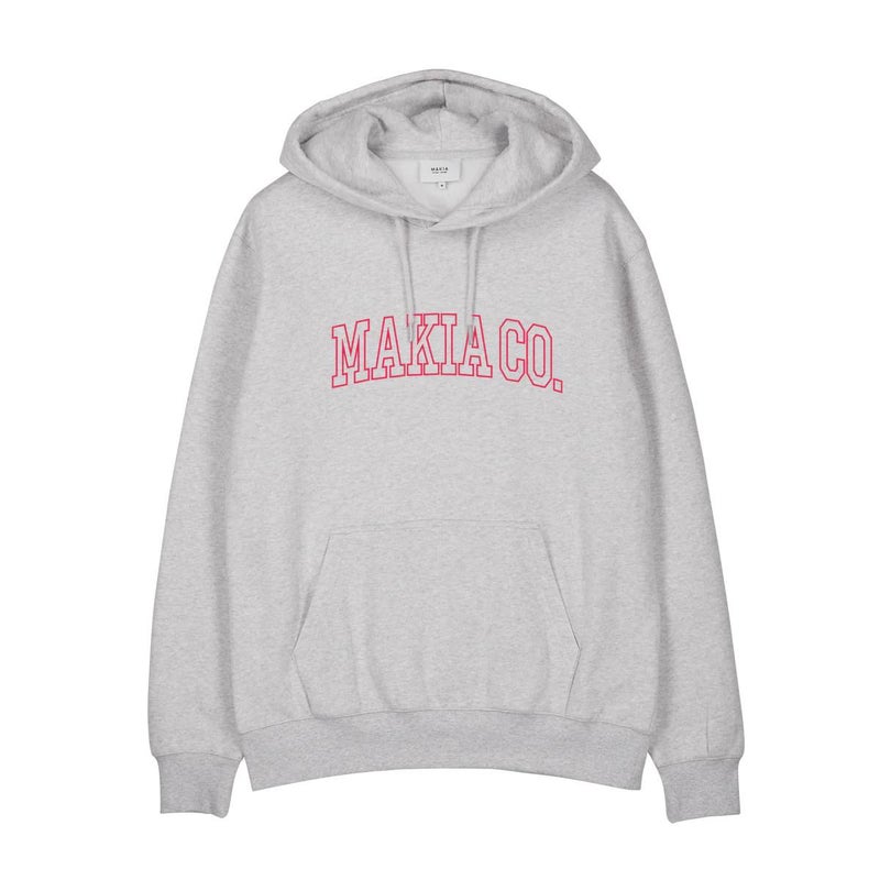Makia Northern Hooded Sweatshirt Light Grey