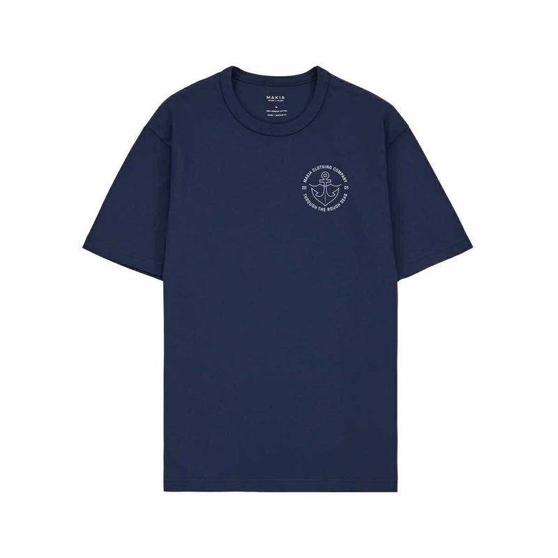Makia Barbless T-Shirt Dark Navy
