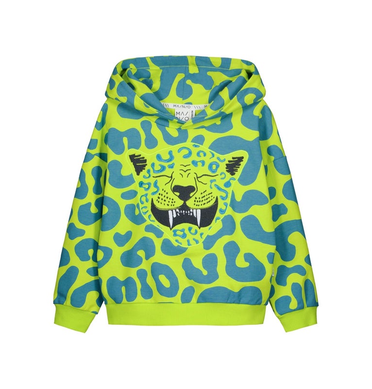 Mainio Leo Hoodie Acid Lime/Hawaiian Ocean