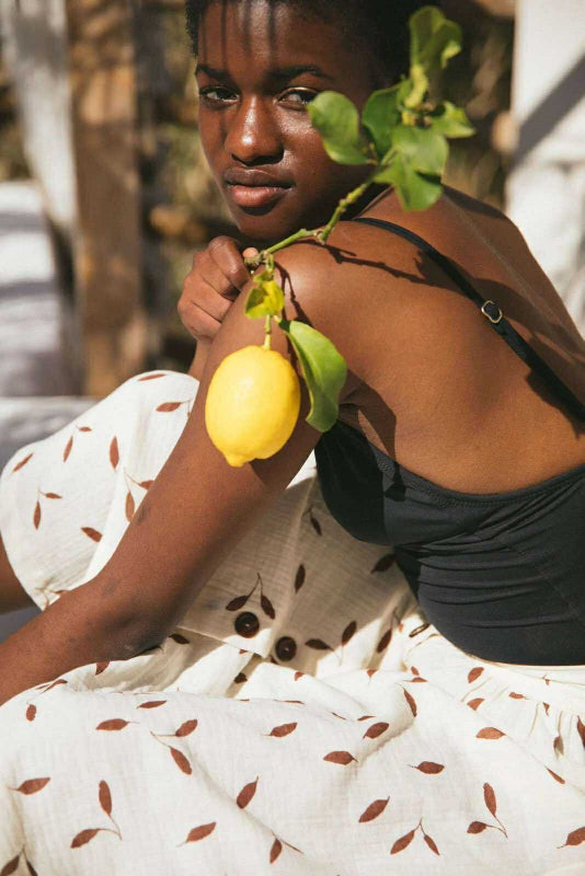 Kaiko  Button Skirt, Wind