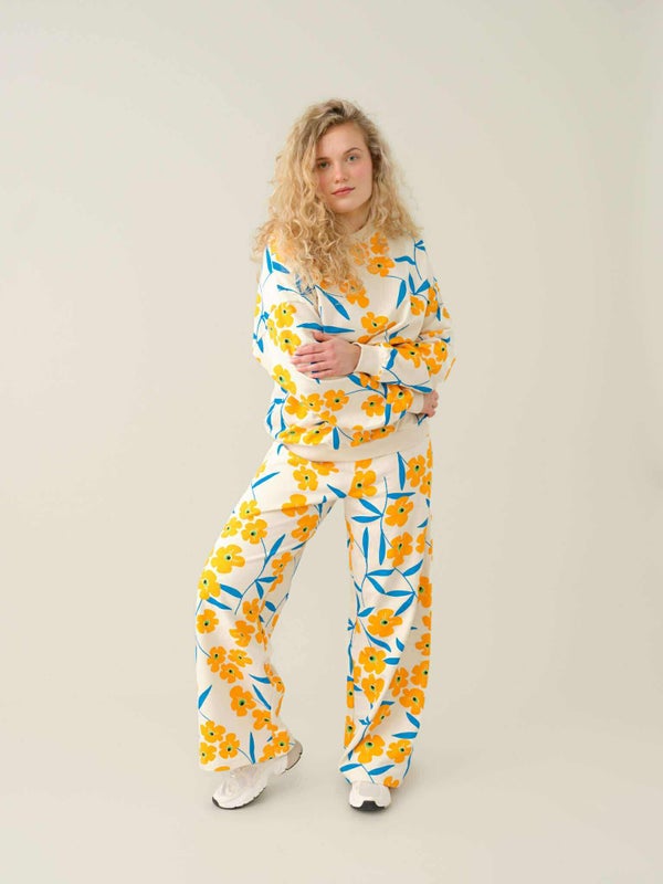 Mainio Happy Blooms Sweatshirt, adults