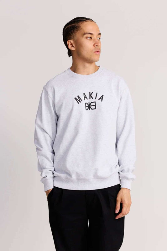 Makia Port Sweatshirt Light Grey