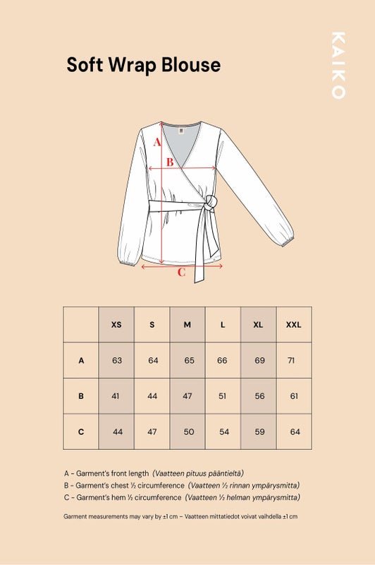 Kaiko Soft Wrap Blouse, Rose Yard Green