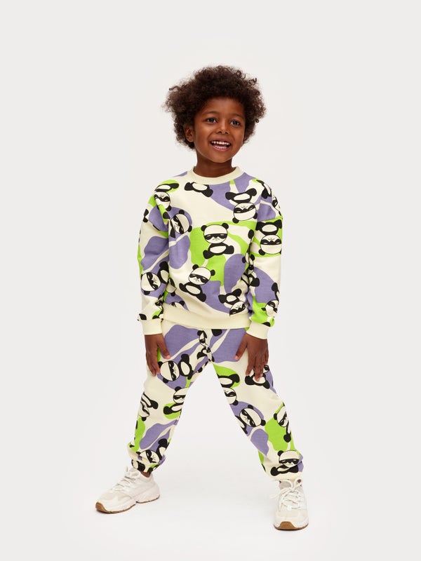 Mainio Spy Panda sweatshirt Sylvan Green