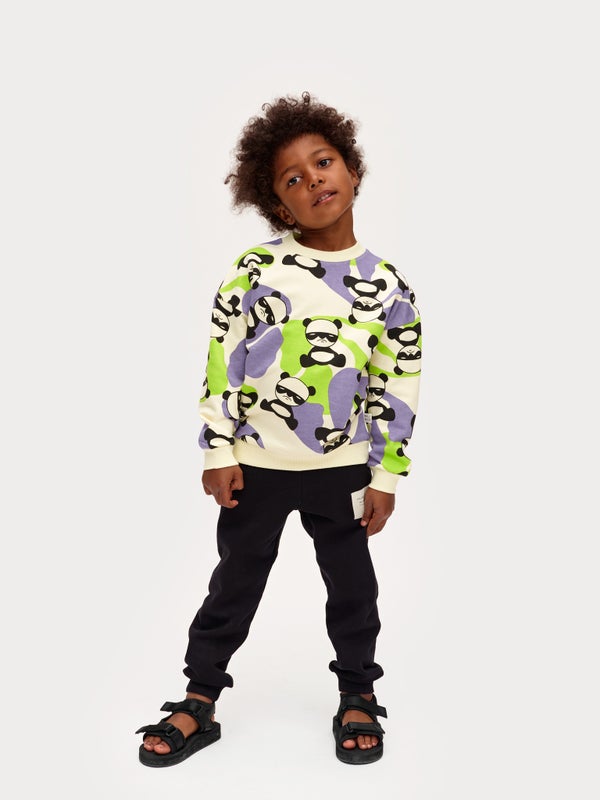 Mainio Spy Panda sweatshirt Sylvan Green