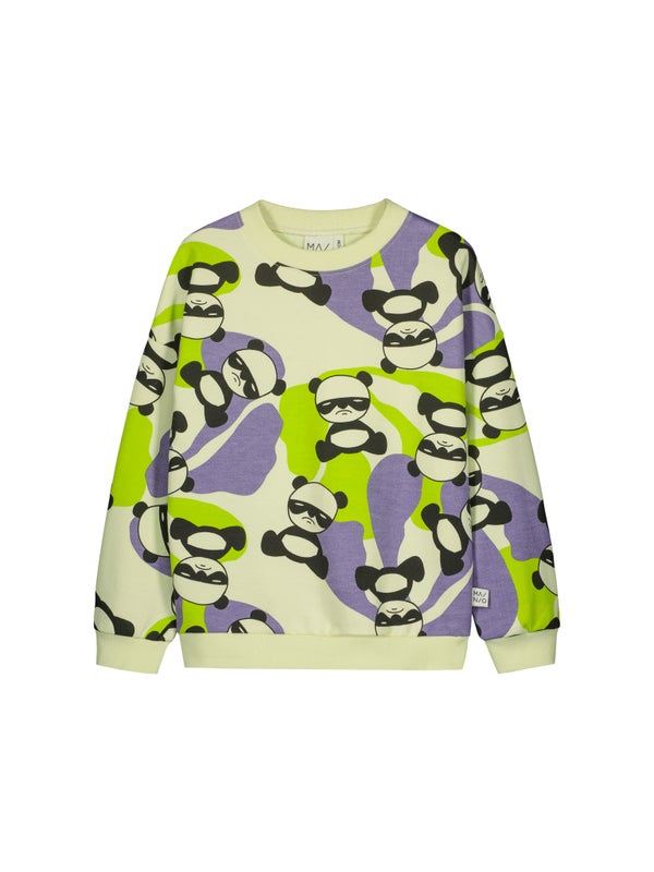 Mainio Spy Panda sweatshirt Sylvan Green