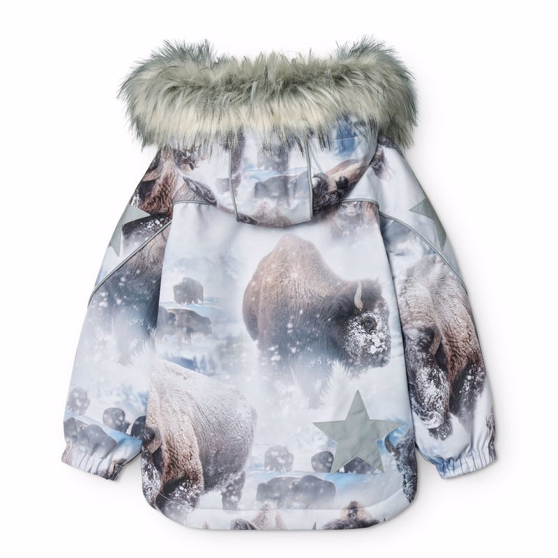 Molo Hopla Fur - Jackets Bison