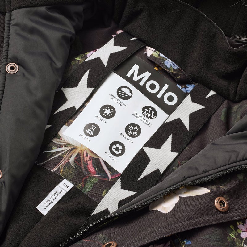 Molo Kids Polaris Fur - Junior Snowsuits Paisley Flowers