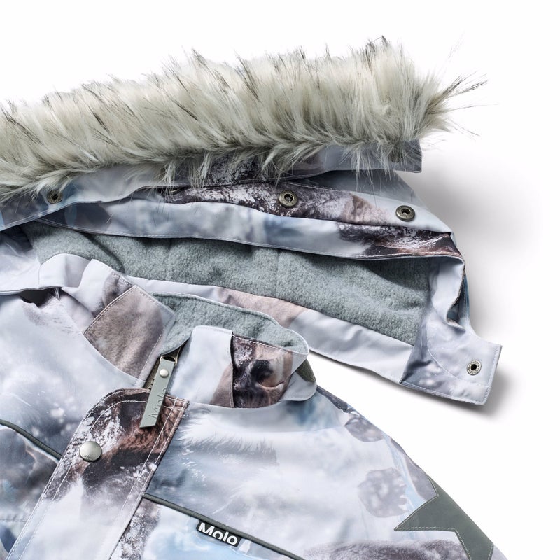 Molo Kids Polaris Fur - Junior Snowsuits  Bison
