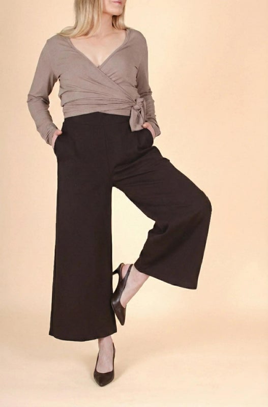 Kaiko  Wrap Top, Taupe