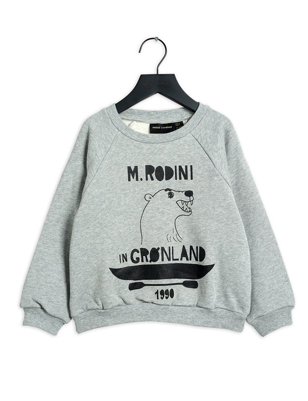 Mini Rodini Polar bear sp sweatshirt Grey melange