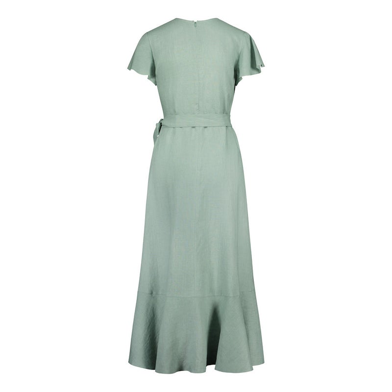 nakoa  Linen Annika Dress Sage