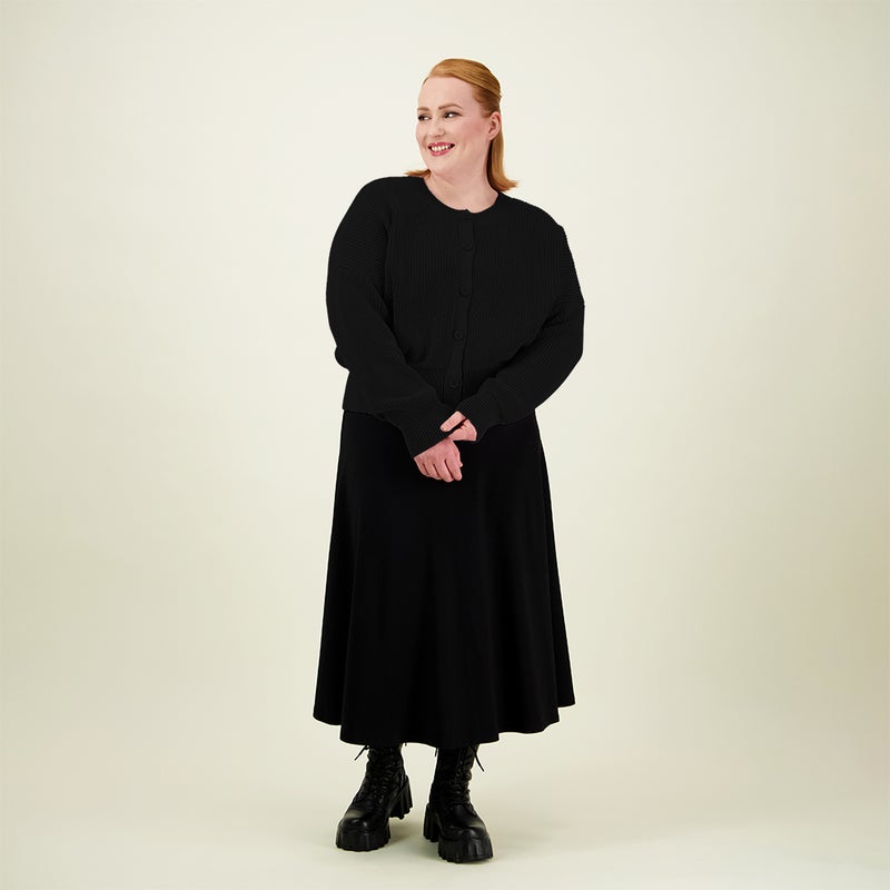 Metsola Cotton Knit Cardigan -Neuletakki | Licorice