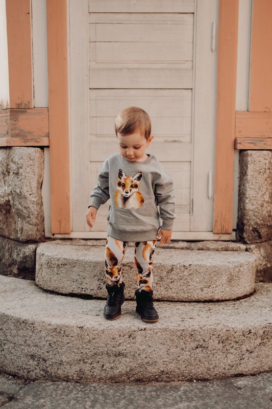 Metsola Fox Cloudy Oversize Sweater -Collegepaita