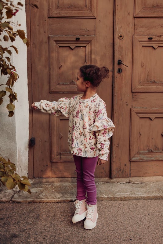 Metsola Rib-Leggingsit | Berry