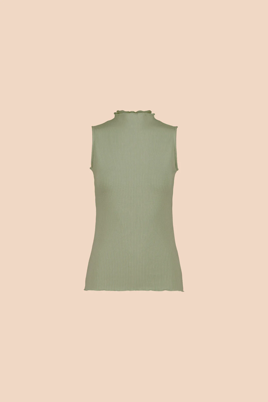Kaiko  Rib Top, Light Khaki