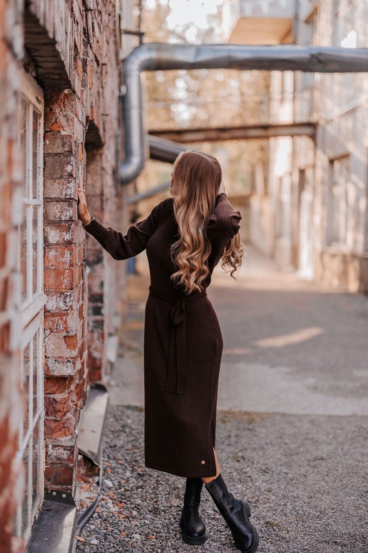 nakoa  Leona Dress, Espresso