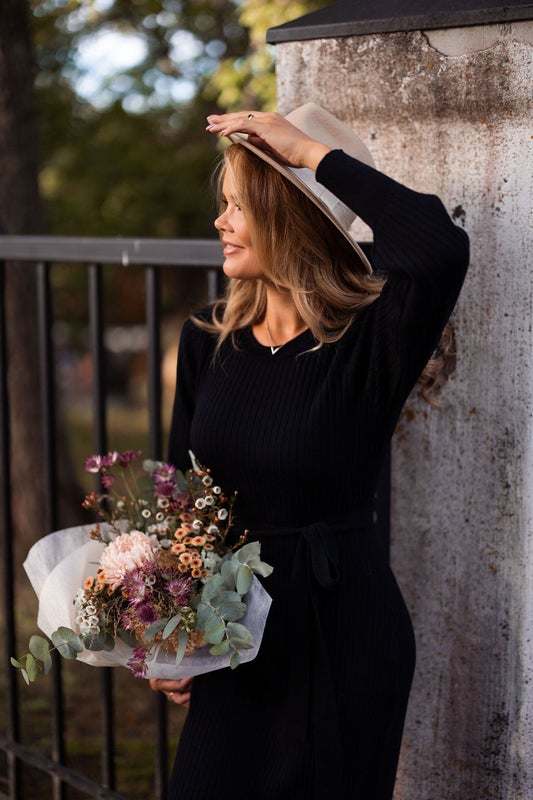 nakoa  Leona Dress, Black