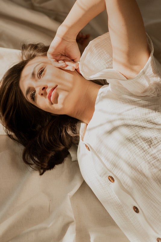 Kaiko  Women Frill Button Dress, White