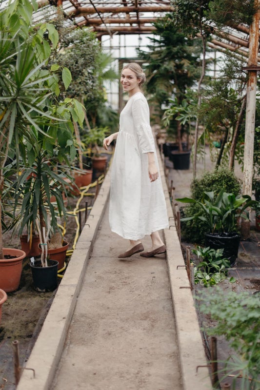 La Petite Alice Linen Dress Maggie