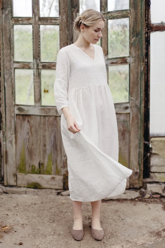 La Petite Alice Linen Dress Maggie