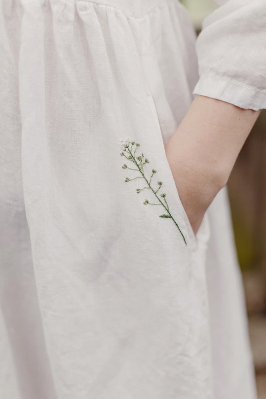 La Petite Alice Linen Dress Maggie