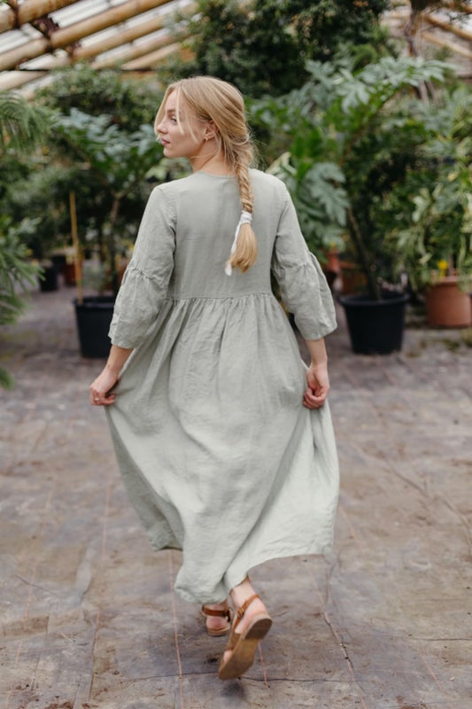 La Petite Alice Linen Dress Maggie