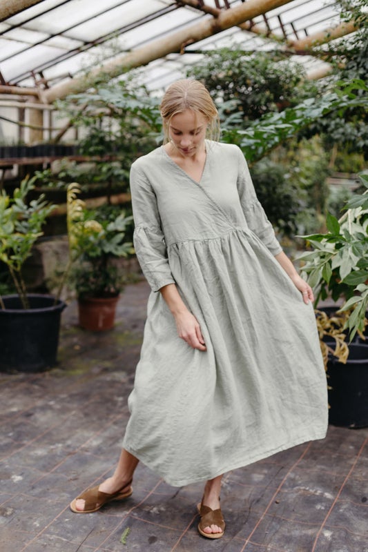 La Petite Alice Linen Dress Maggie