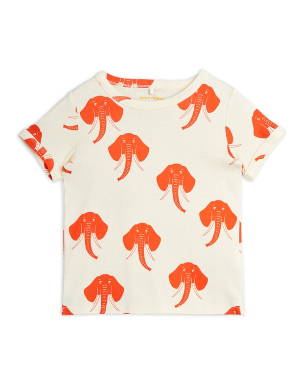 Mini Rodini Elephants aop ss tee