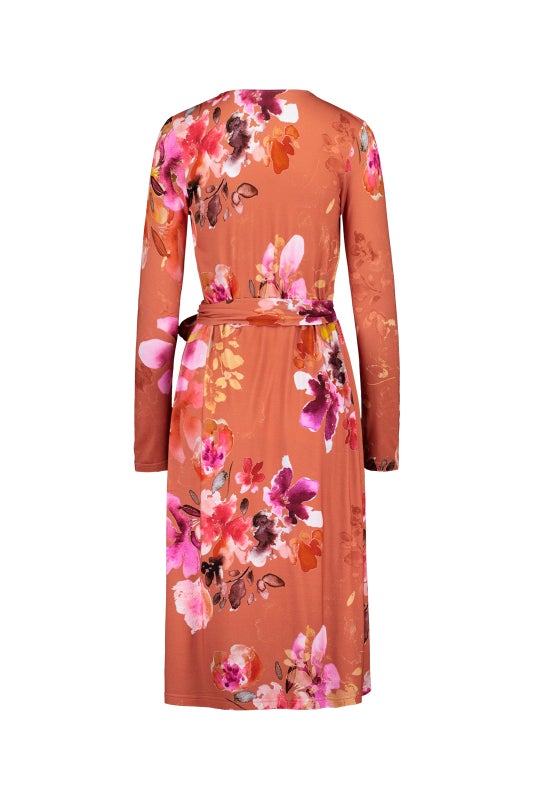 Kaiko Soft Wrap Dress, Lilies