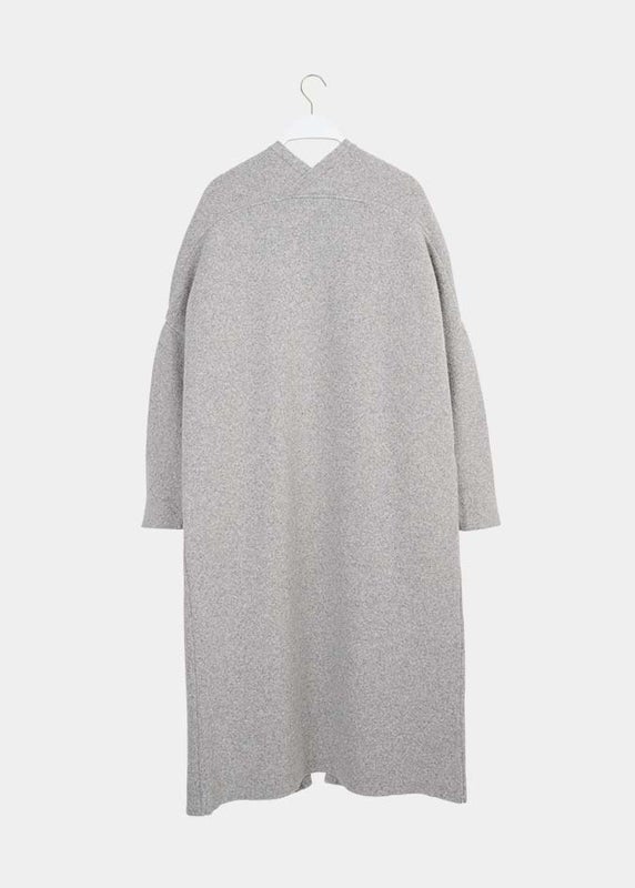 Papu LONG SPLIT CARDIGAN, Melange Grey, Women