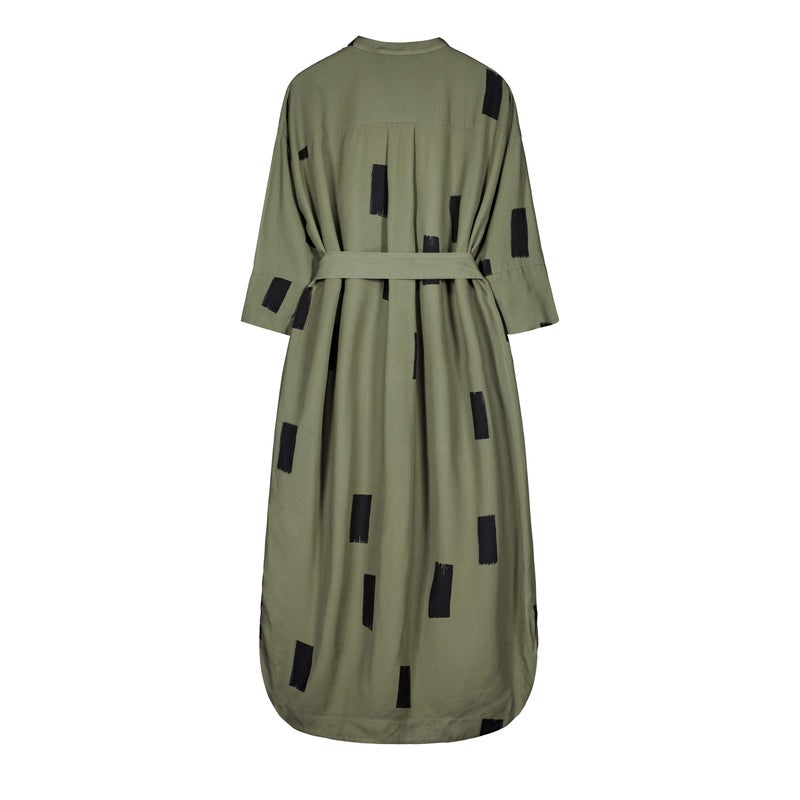 Papu  BOHEME DRESS, SALVIA / BLACK