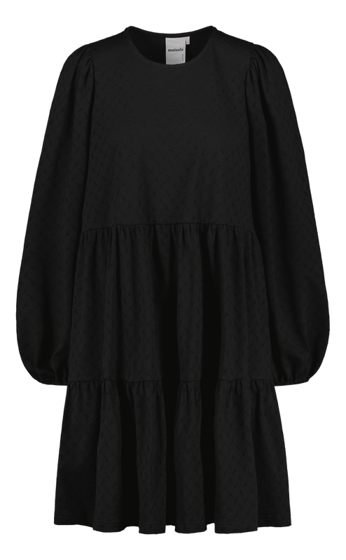 Metsola  Women's Puff Sleeve Dress -Mekko | Licorice