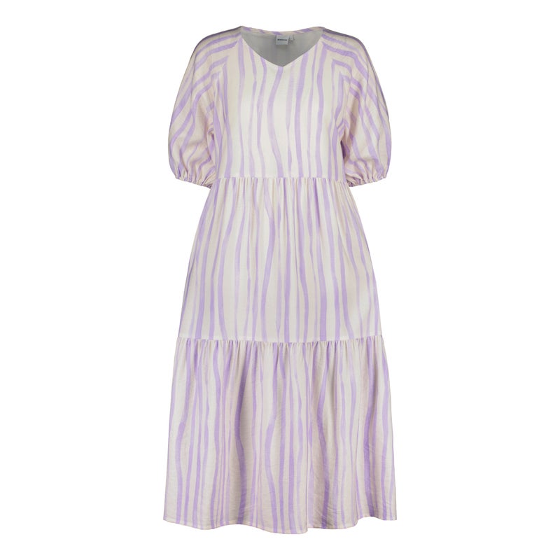 Metsola   ALLEY PUFF SLEEVE MIDI DRESS | LILY