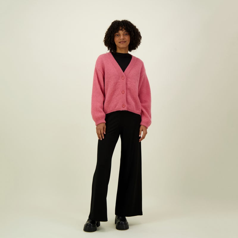 Metsola WIDE LEG TROUSERS | BLACK