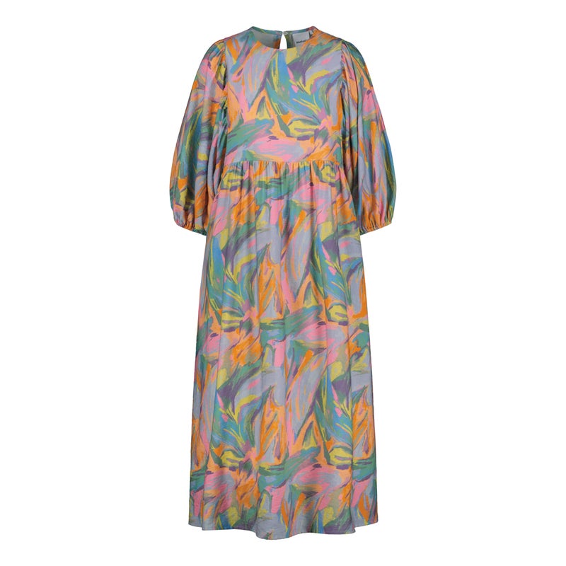 Metsola  Utopy Volume Sleeve Midi Dress -Mekko
