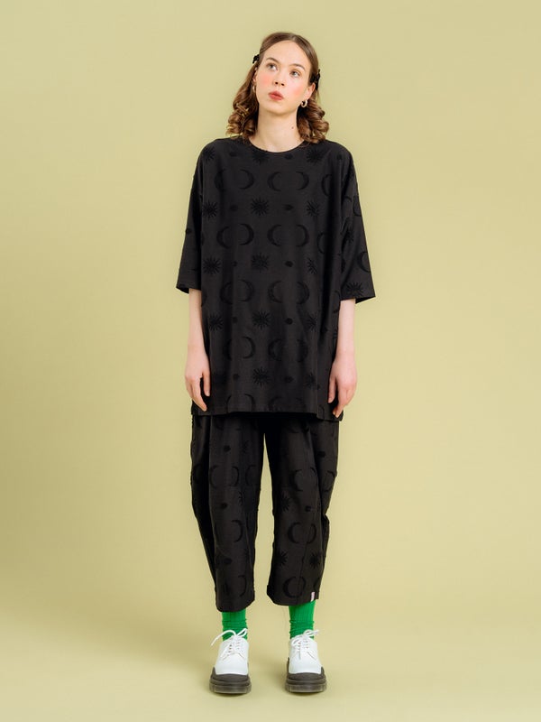 Aarre Bianca Oversize T-Paita, Divine Black