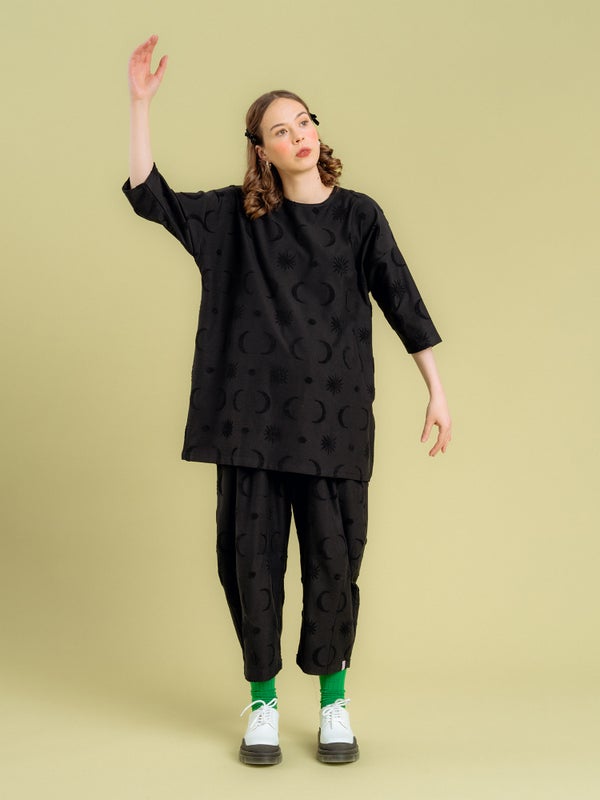 Aarre Bianca Oversize T-Paita, Divine Black